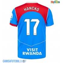 Camisa de time de futebol Atletico Madrid David Hancko #17 Replicas 3º Equipamento 2025-26 Manga Curta